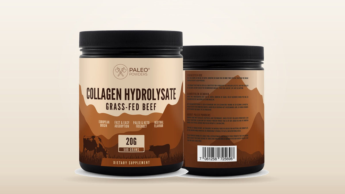 Collageen hydrolysaat van grasgevoerde runderen, Paleo Powders