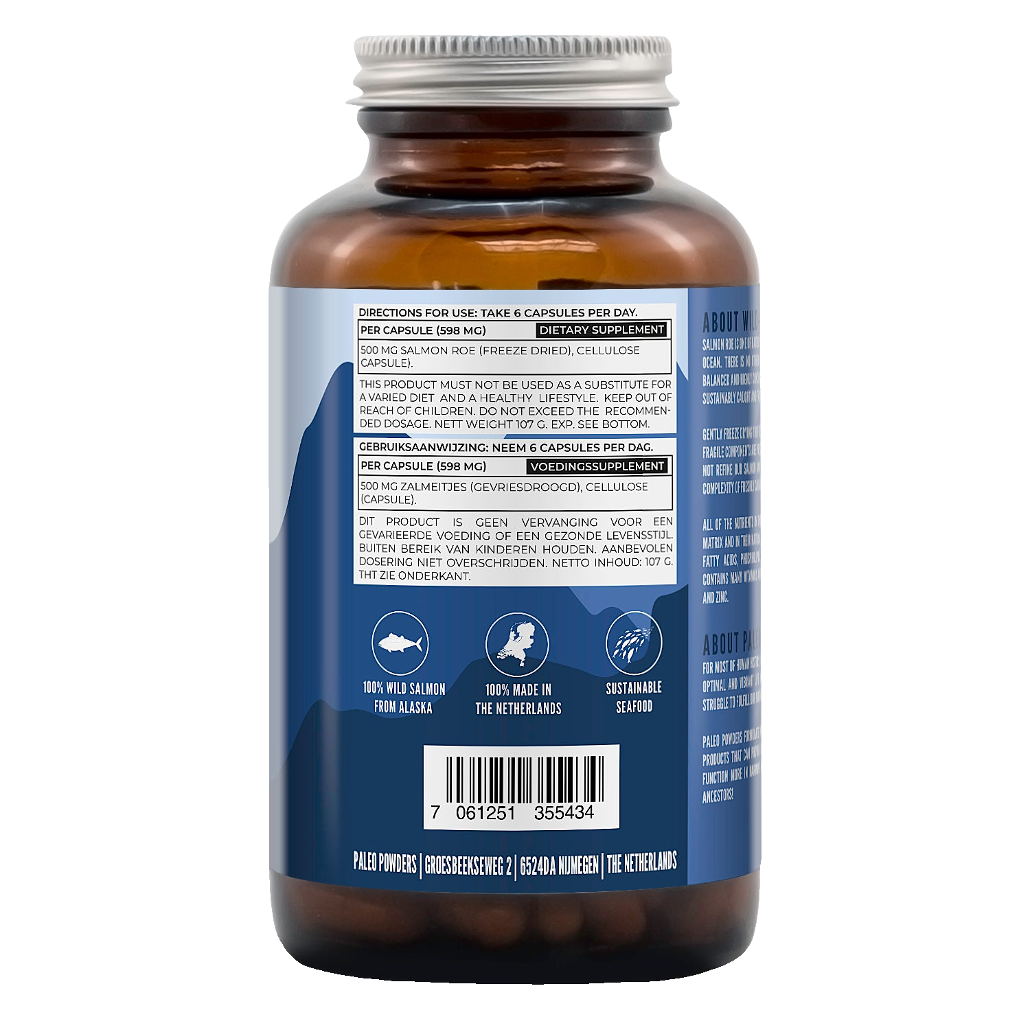 Wilde Zalmeitjes - 180 capsules