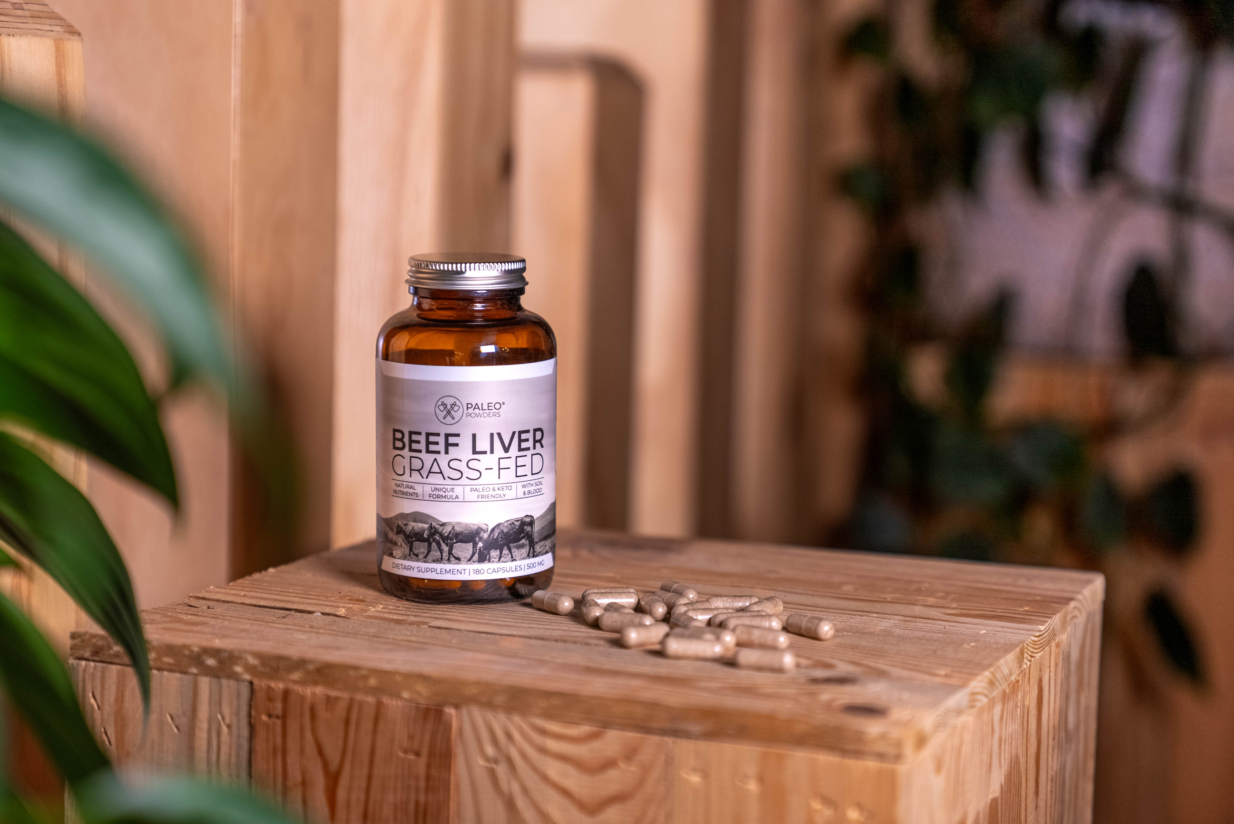 Runderlever - Grasgevoerd - 180 capsules - Paleo Powders