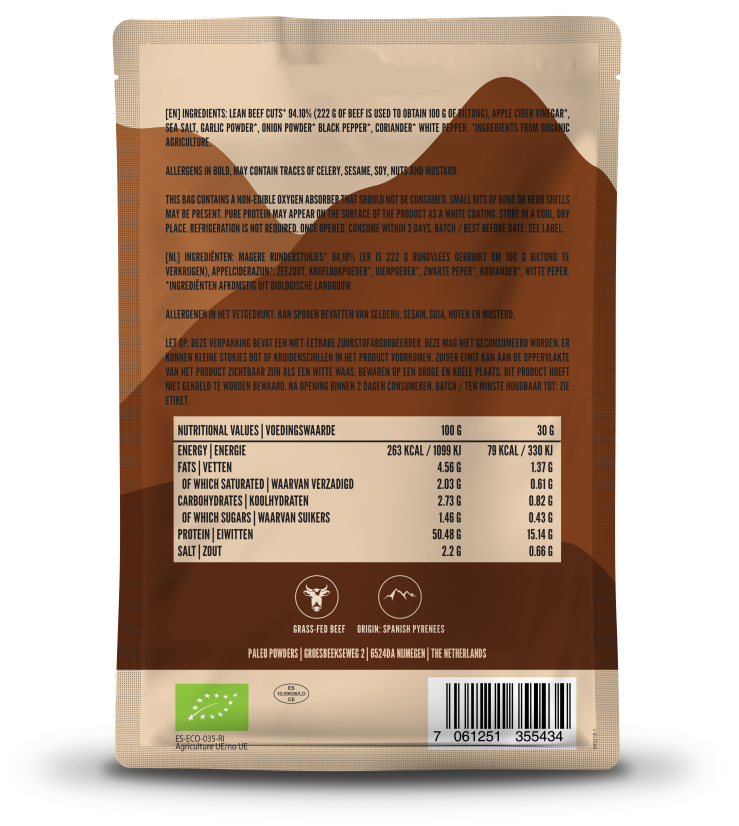 Biltong Beef Cuts - Grasgevoerd