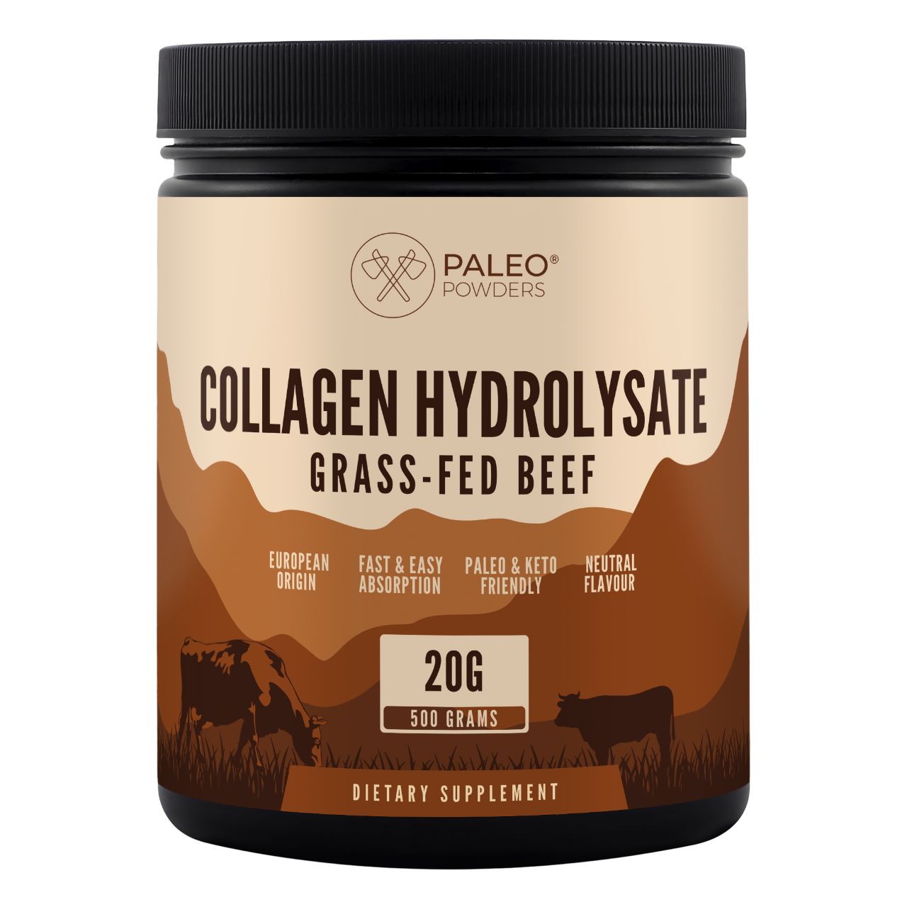 Collageen Hydrolysaat - Grasgevoerde Runderen - 500 gram
