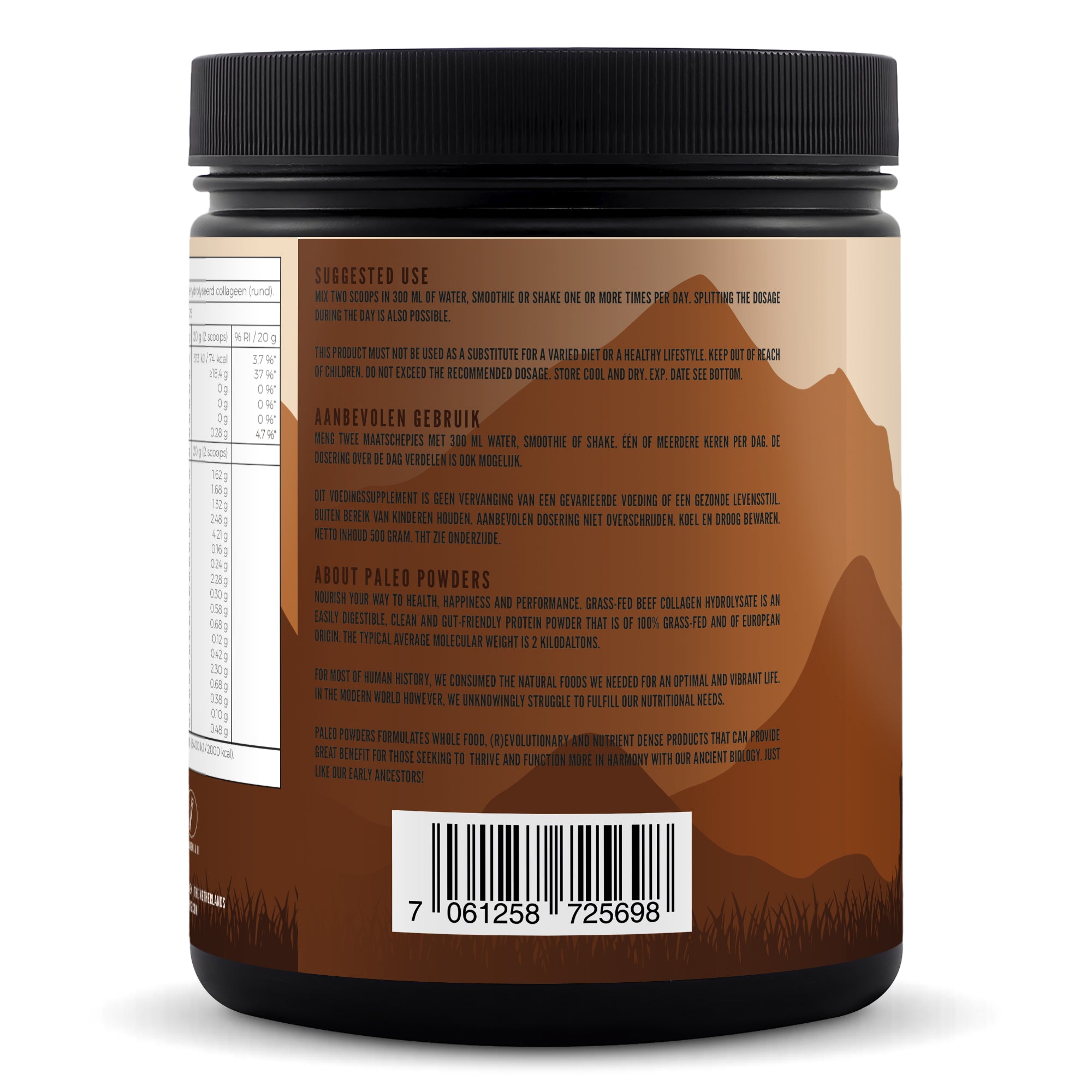 Collagen Hydrolysate - Grass-Fed - 500 grams