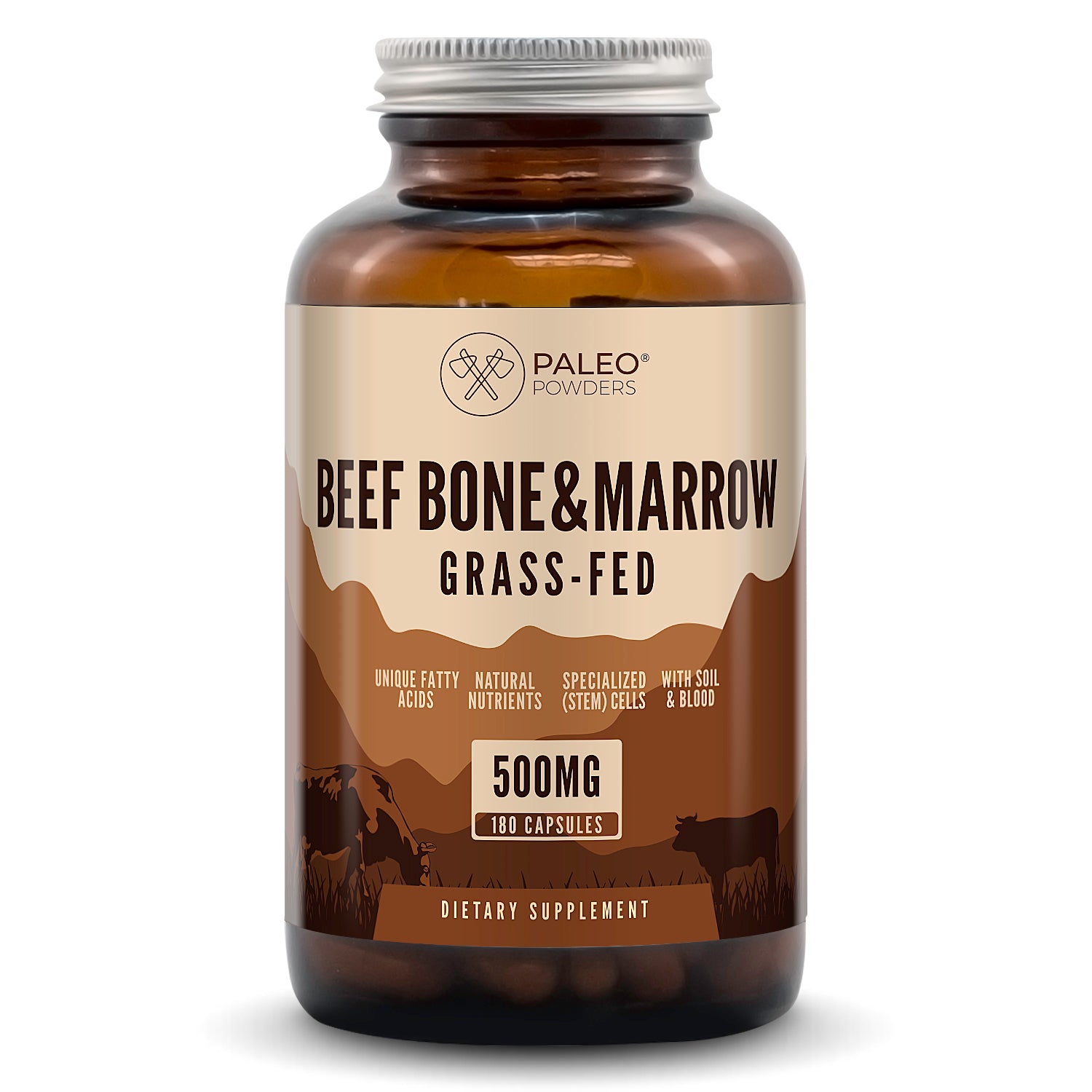 Beef Bone Marrow - Grass Fed - 180 capsules
