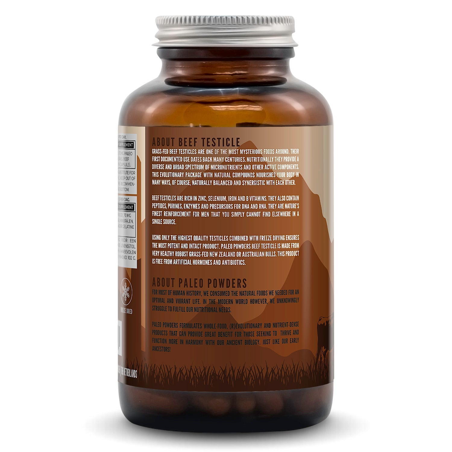 Runder Testikels - Grasgevoerd - 180 capsules - Paleo Powders