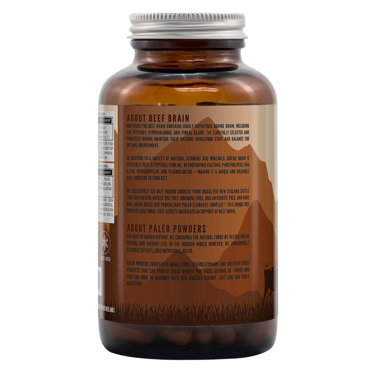 Runder Hersenen - Grasgevoerd - 180 capsules - Paleo Powders