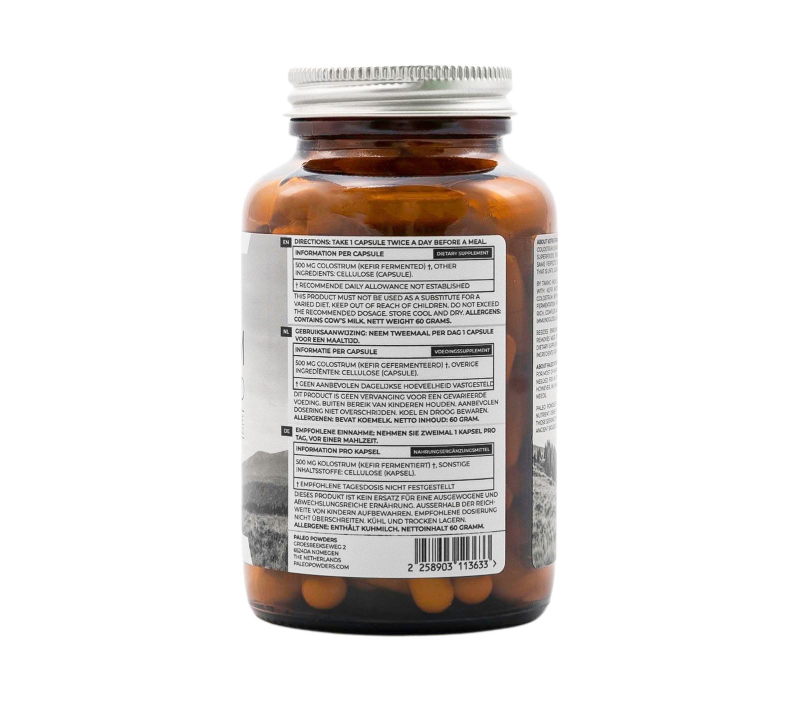 Colostrum - Kefir Gefermenteerd - 120 capsules - Paleo Powders