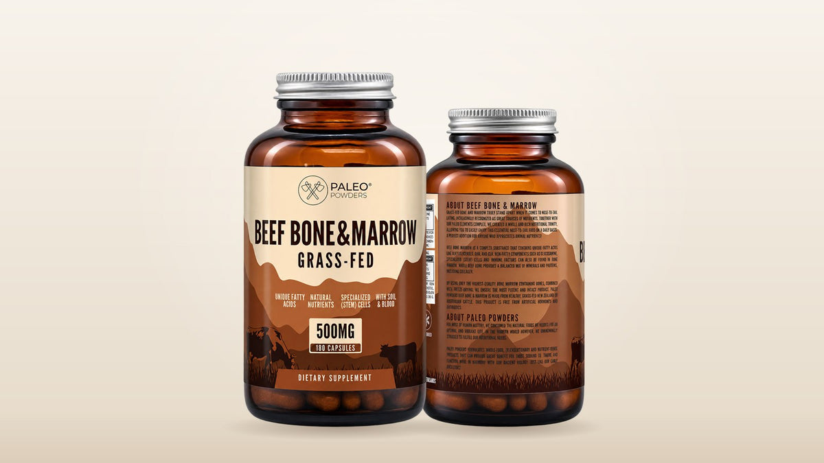 Runder beenmerg capsules van Paleo Powders
