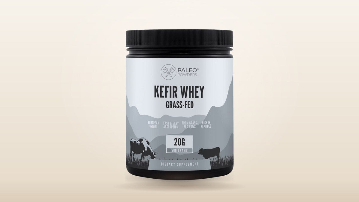 Kefir Whey gefermenteerd eiwitpoeder van Paleo Powders