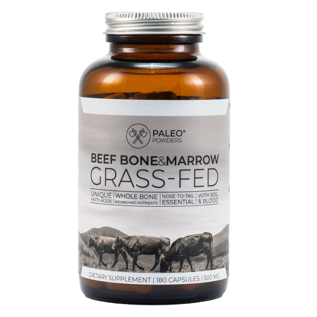 Bone & Marrow - Grasgevoerd - 180 capsules - Paleo Powders