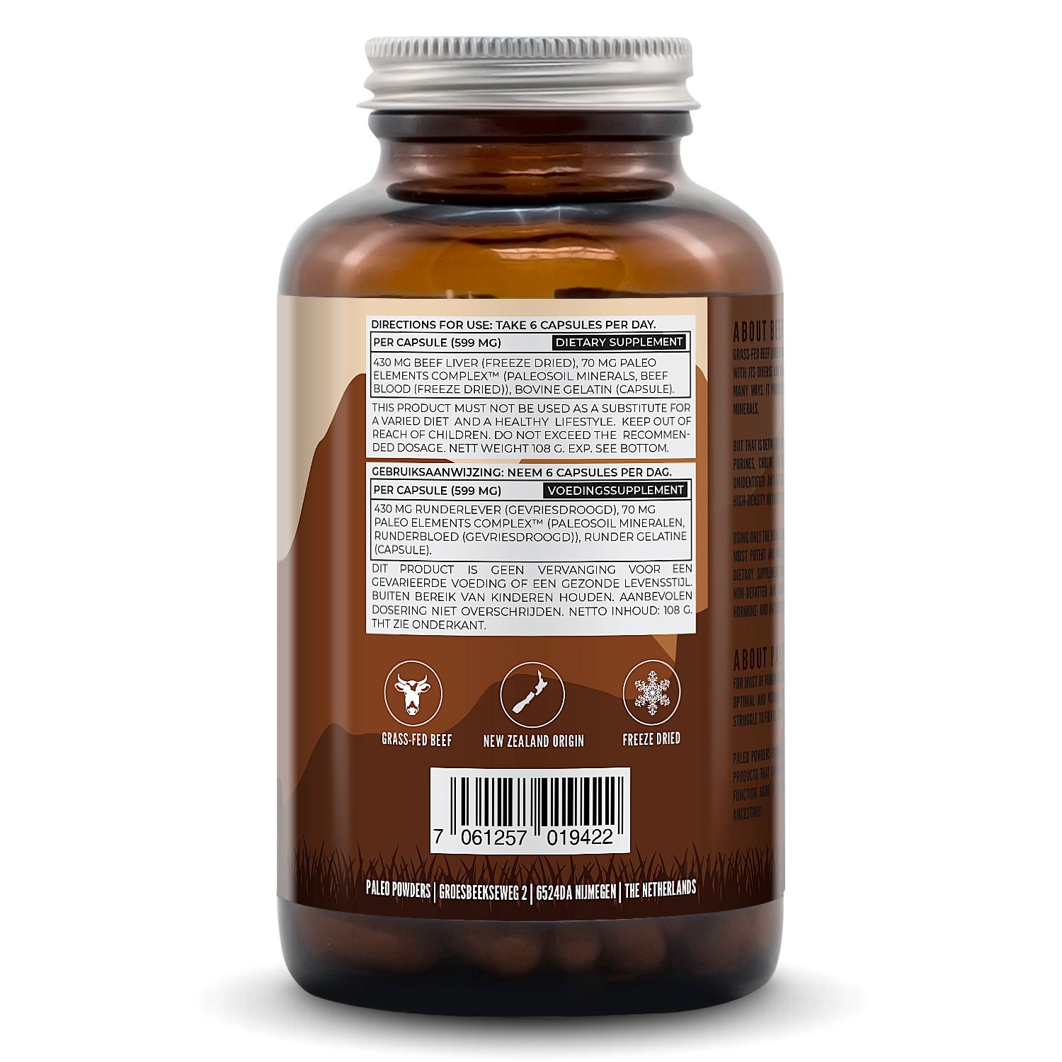 Runderlever - Grasgevoerd - 180 capsules