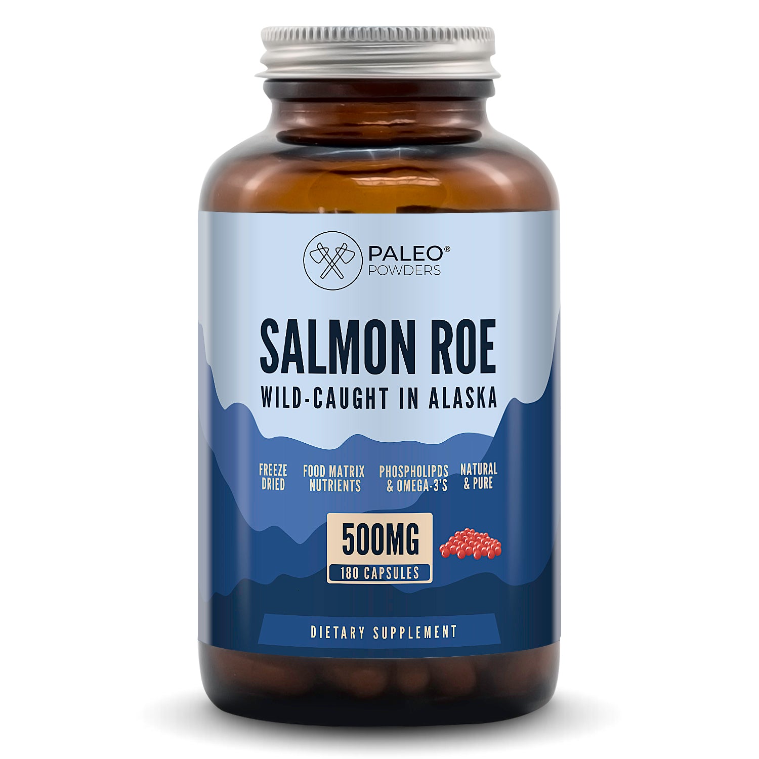 Wilde Zalmeitjes - 180 capsules - Paleo Powders