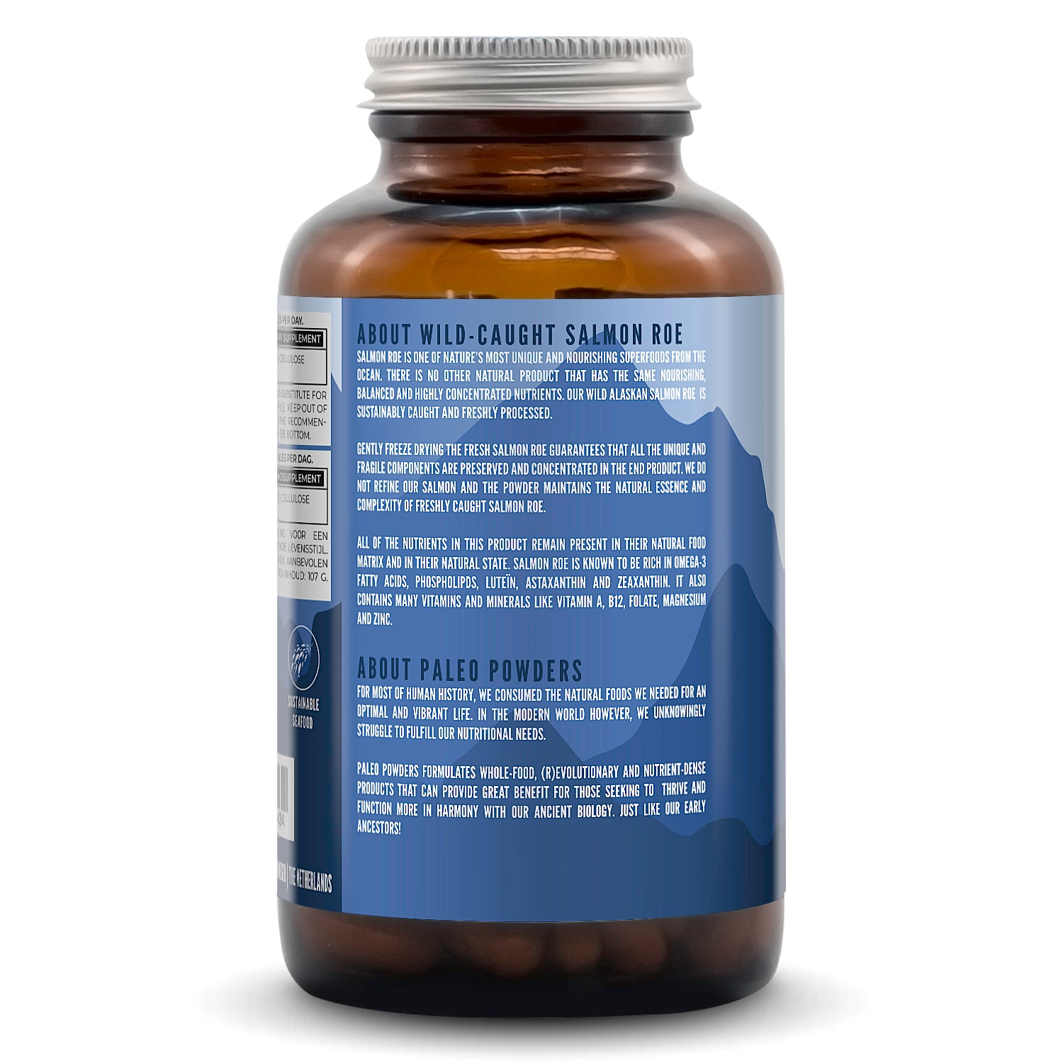 Wilde Zalmeitjes - 180 capsules - Paleo Powders