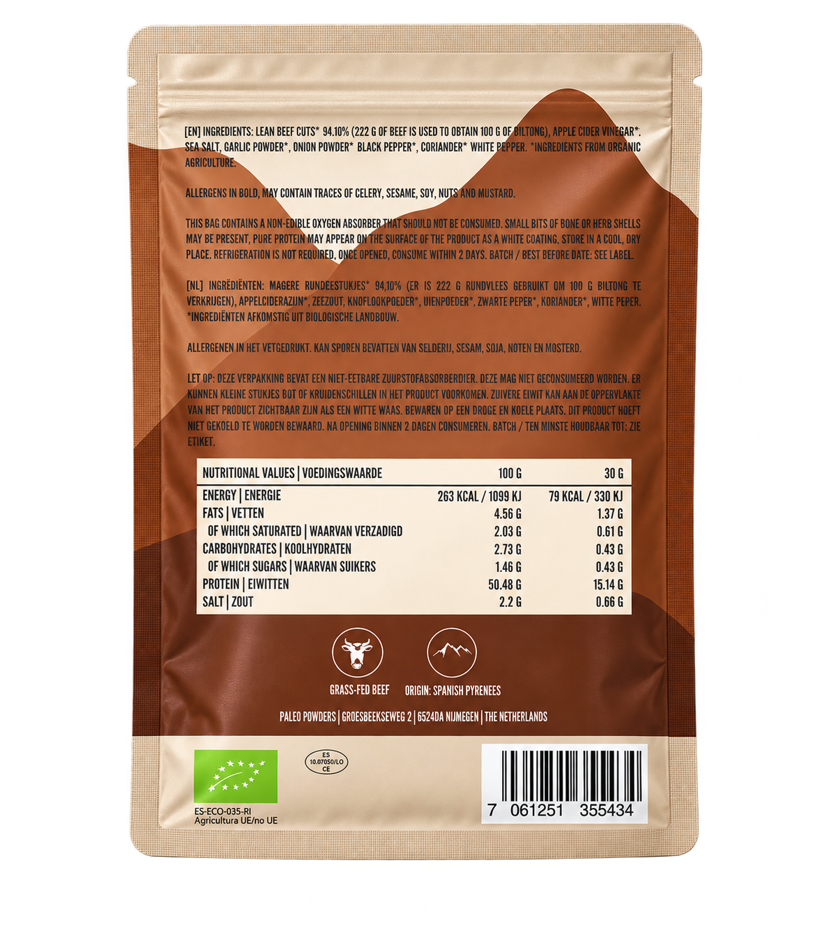 Biltong Beef Cuts - Biologisch