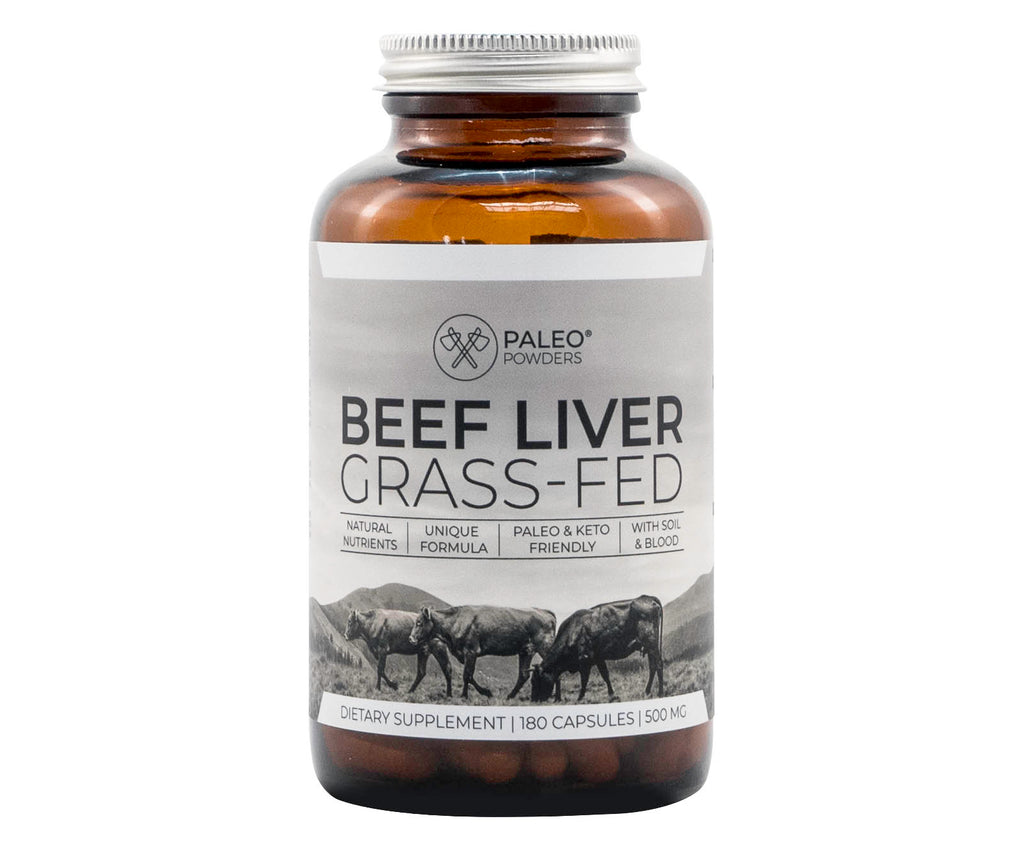 Runderlever - Grasgevoerd - 180 capsules - Paleo Powders