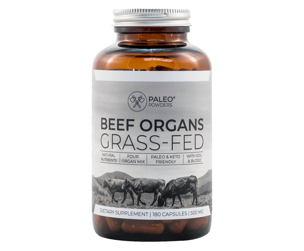 Runder Orgaan Mix - Grasgevoerd - 180 capsules - Paleo Powders